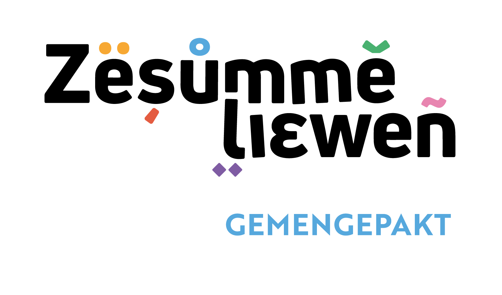 Logo Zesummeliewen Gemengepakt